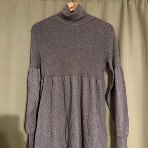 Even design high end Elegant Gray sparkle Women's Sweater